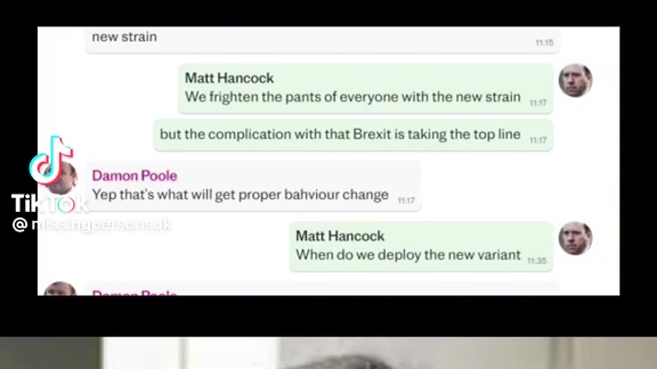 As if Boris didn't know, Chris Whitty didn't know? The fake news knew!