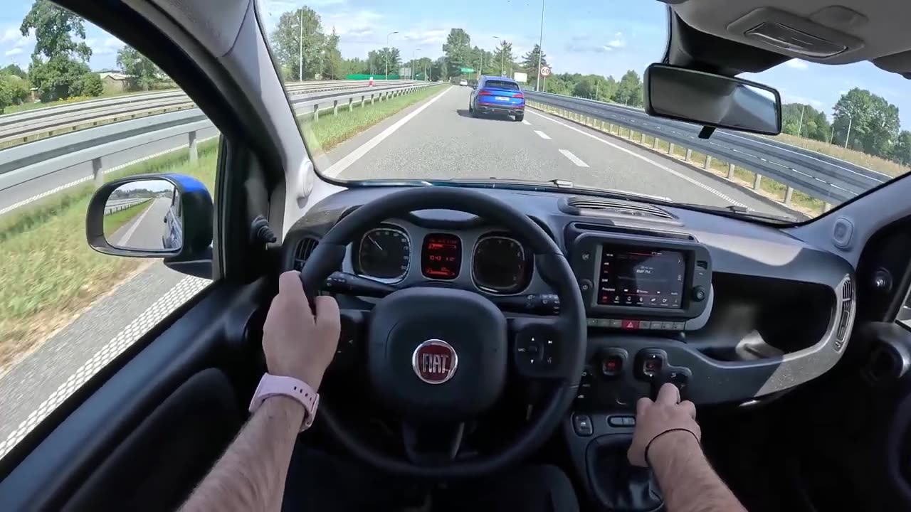 NEW Fiat Panda III Cross 4 2023 [1.0 Hybrid 70HP] _0-100_ POV Test Drive