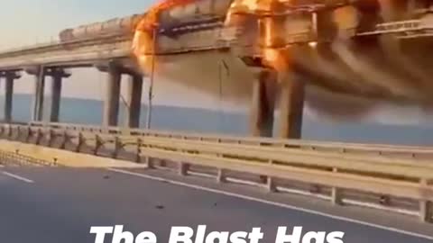 Bridge Connecting Crimea And Russia Explodes