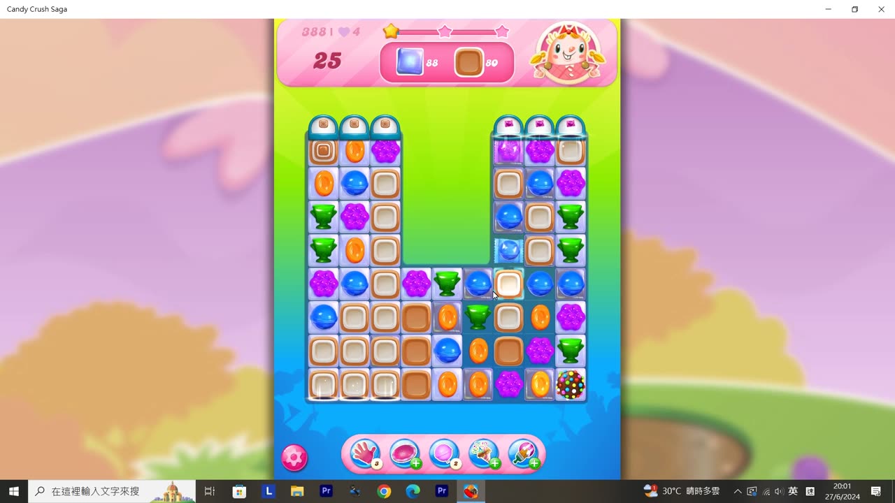 Candy Crush Saga Record (Level 388)