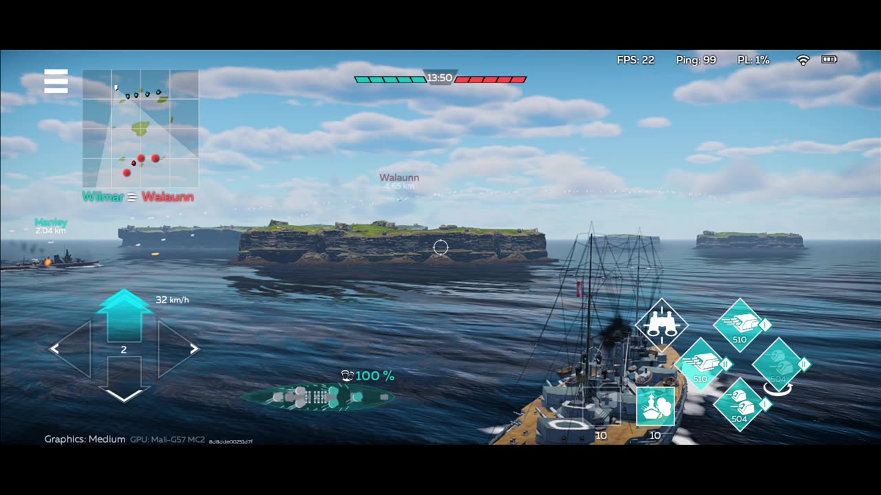 German Imperial Navy-SMS Helogland Heavy Battleship | WarThunder Mobile Gameplay #android