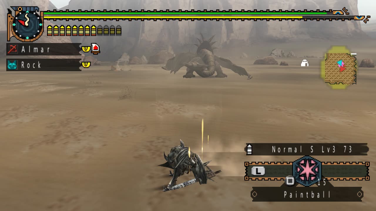 MHFU - Battle with the Monoblos (Nekoht 8*) Quest Walkthrough