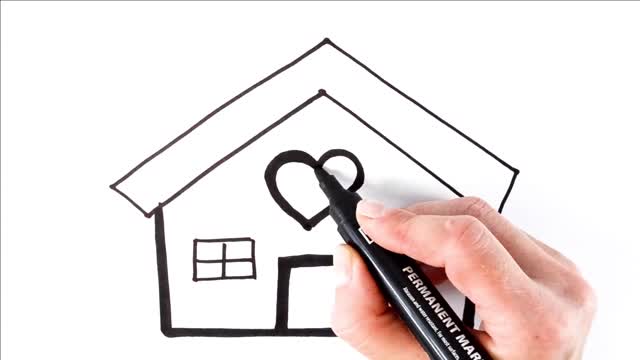 How to draw a HOUSE / cartoon coloring BOOK HOUSE for kids / Coloring pages for kids.