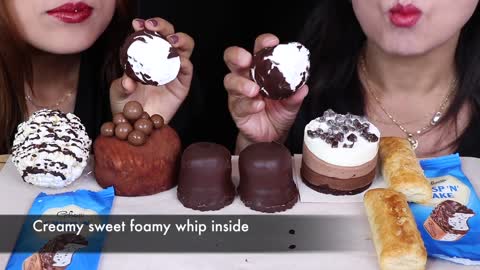 ASMR Chocolate relaxation eating.