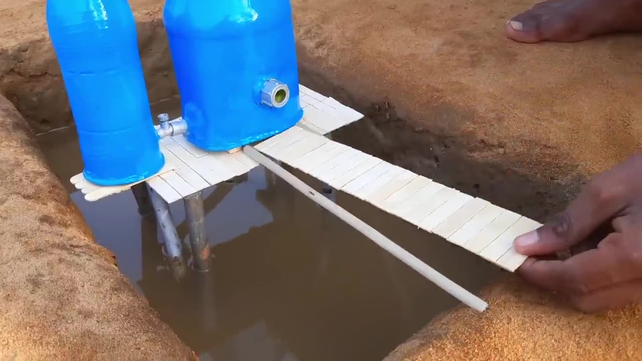 How to make mini water pump | Science project | Water filter tank construction