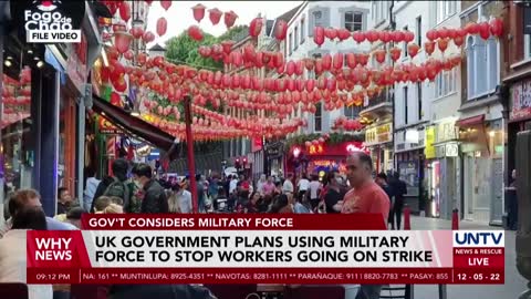 UK government plans using military force to stop workers going on strike