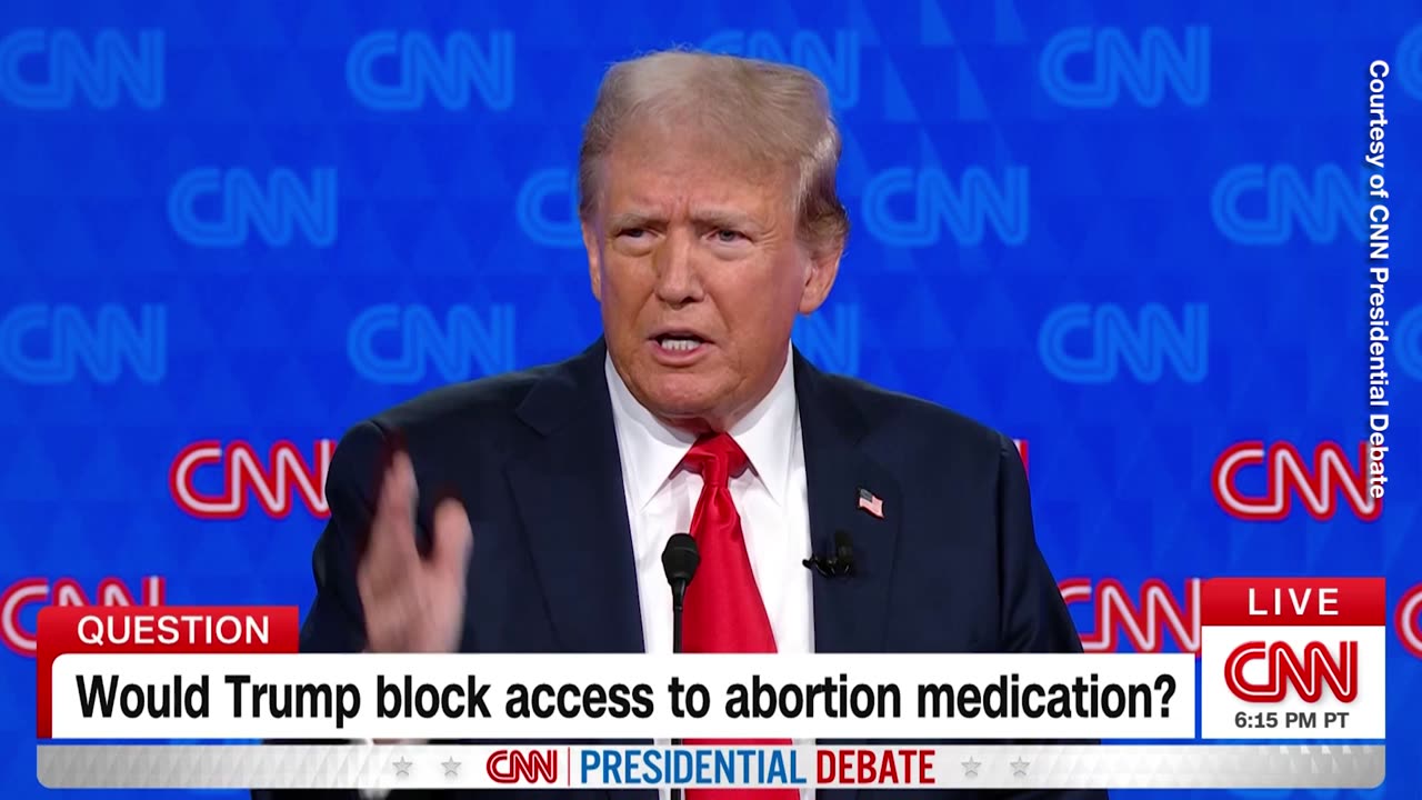 Biden Fumbles His Way Through Abortion Question on Historic Debate Night Against Trump