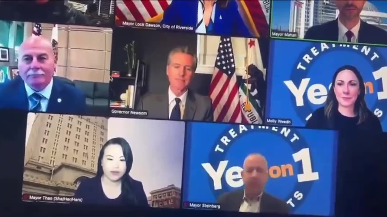 Gavin Newsom Caught On Zoom Meeting, SHOCKED By Crime Crisis Experience