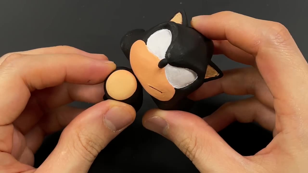 Create Classic Super Sonic with Sculpey Clay_ Sonic the hedgehog [kiArt]