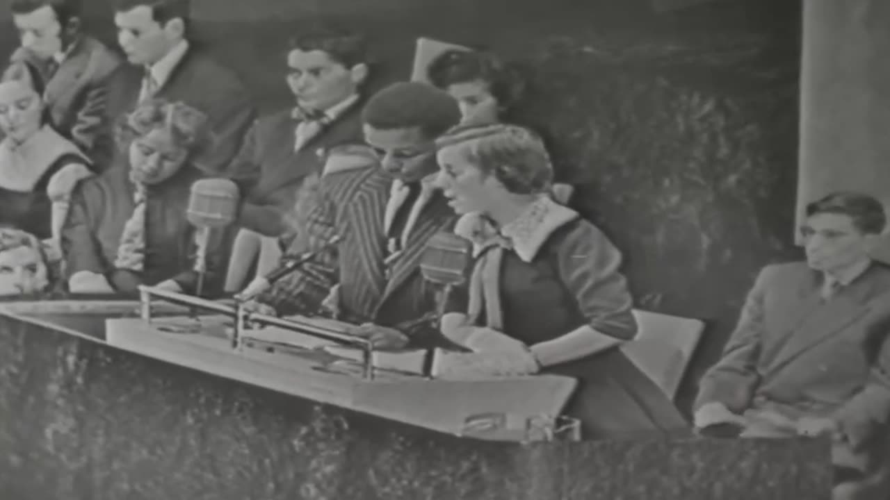 Teen Delegates Give Speech at UN _1955_ _ Ghana and South Africa _ Apartheid _ Prejudice