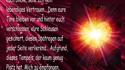 Kennst du Mich wirklich, bist du Teil Meines Leibes Dann öffne dein Herz für Mich 🎺 Trompete Gottes