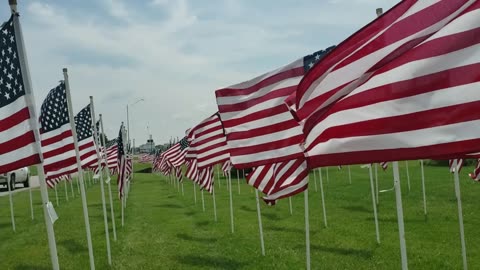 AMERICAN LEGION: FIELD OF FLAGS HONORS VETERANS