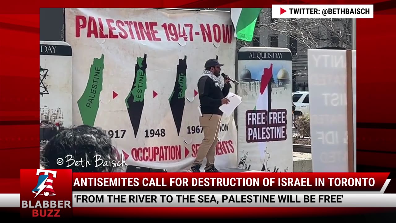 Antisemites Call For Destruction Of Israel In Toronto