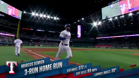 Marcus Semien makes it 9-0 Rangers!