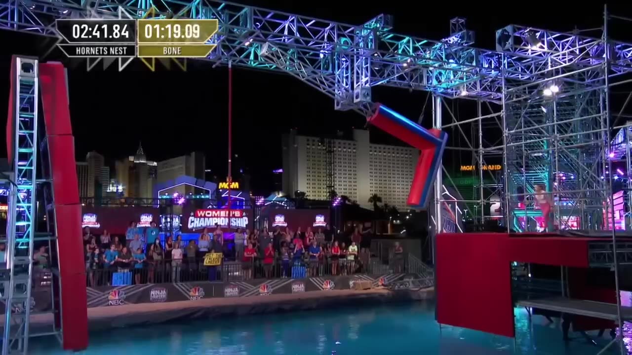 Katie Bone Emotional Run Stage 2 American Ninja Warrior Women's Championship 2023