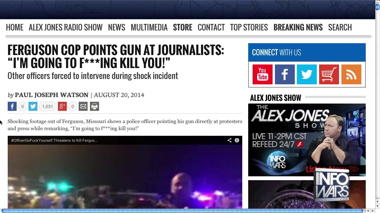 Investigating The Police State Invasion