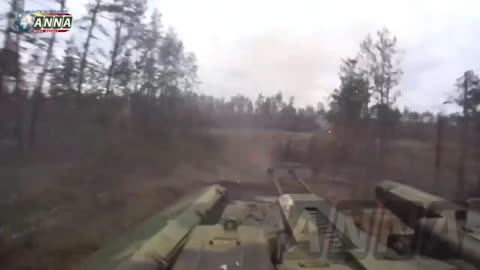 Russian "Terminator" tank support vehicles operate in the Svatovo-Kreminna area