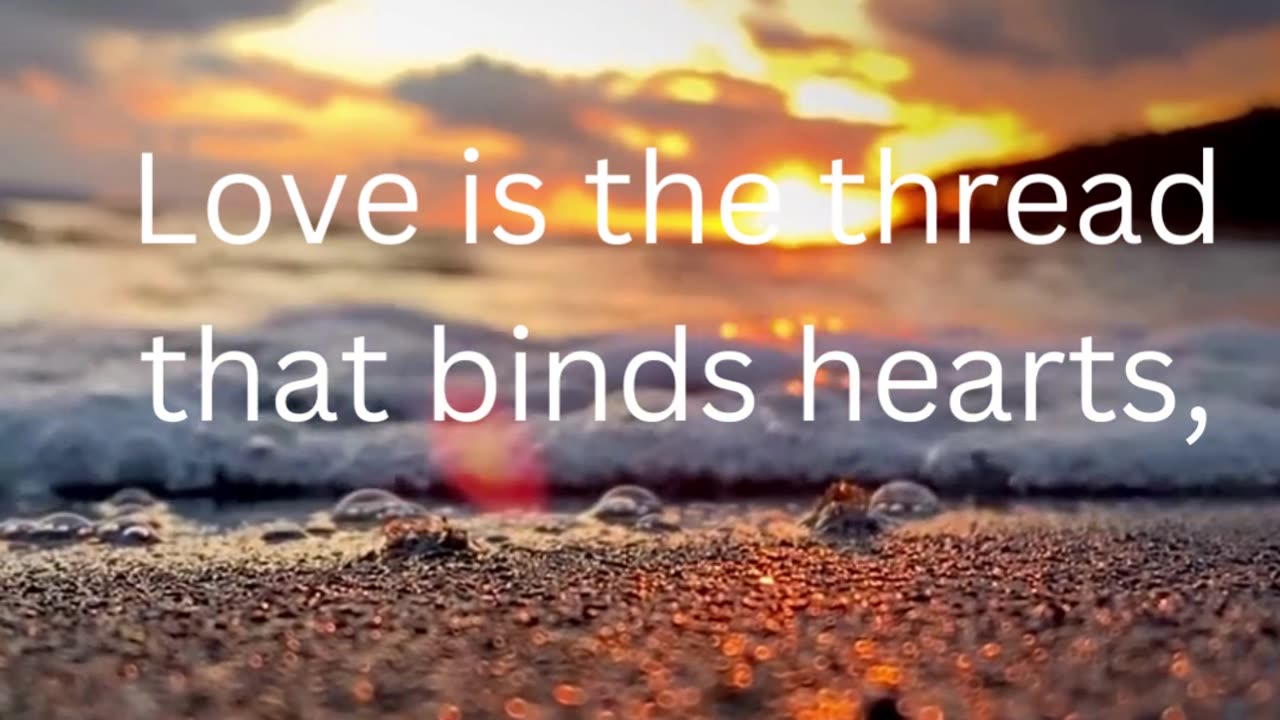 love is the thread that binds hearts.... #shorts