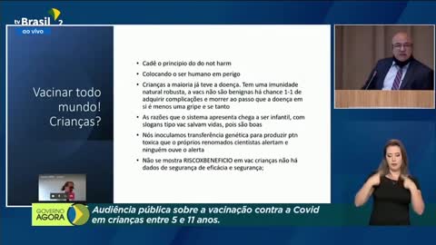 9 -Dr. José Augusto Nasser, no Brasil, audiência do Ministério da Saúde e a vacinação em crianças.