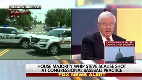 June 14 2017 1.15 Newt Gingrich on the left responsible for violence