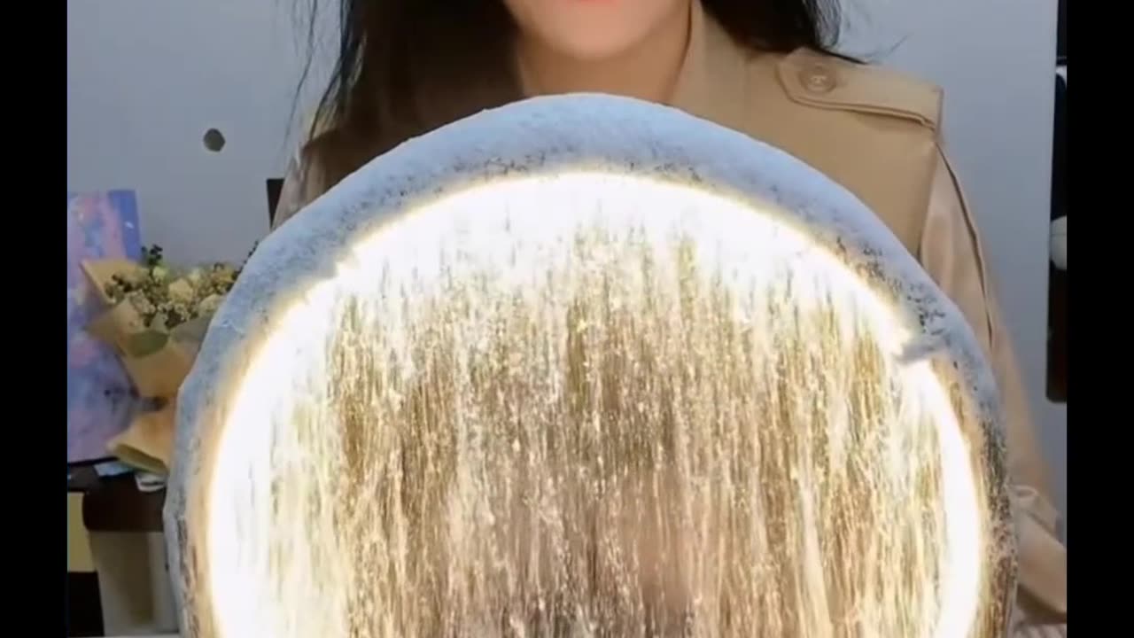 Slime on a ring light