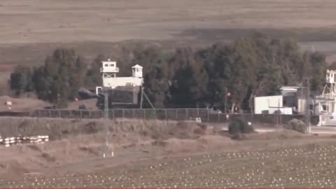 Israeli armored vehicles heading toward areas in southern Syria