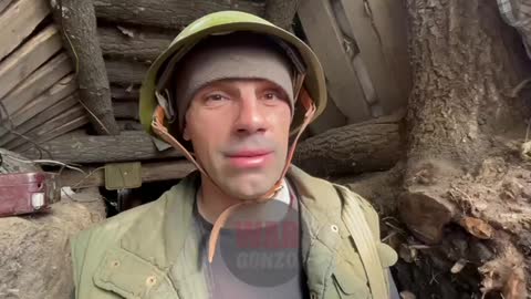 Ukraine War - Occupied trenches of the Armed Forces of Ukraine.