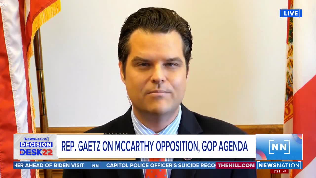 Matt Gaetz: Kevin McCarthy Is a FLIGHT Over FIGHT Republican!