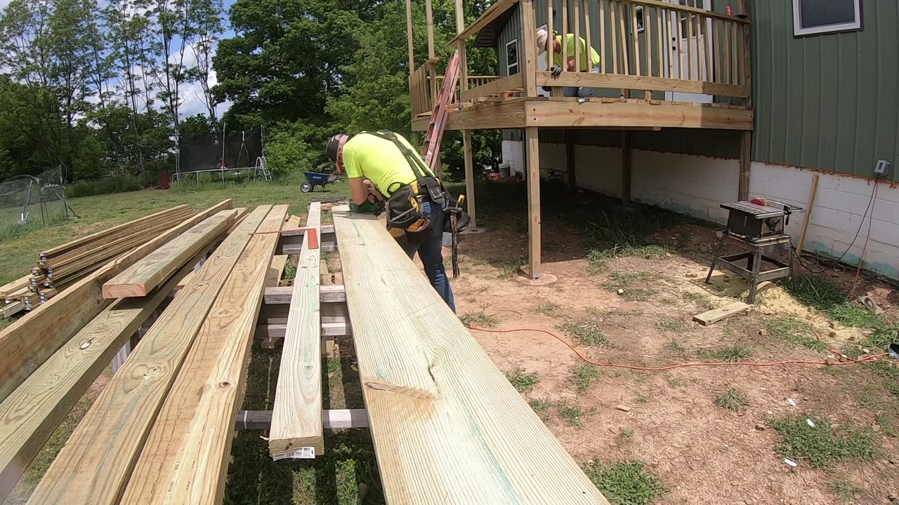 Building A Deck Part 3