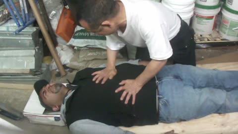 Luodong Massages Man In The Back Room Of A Store