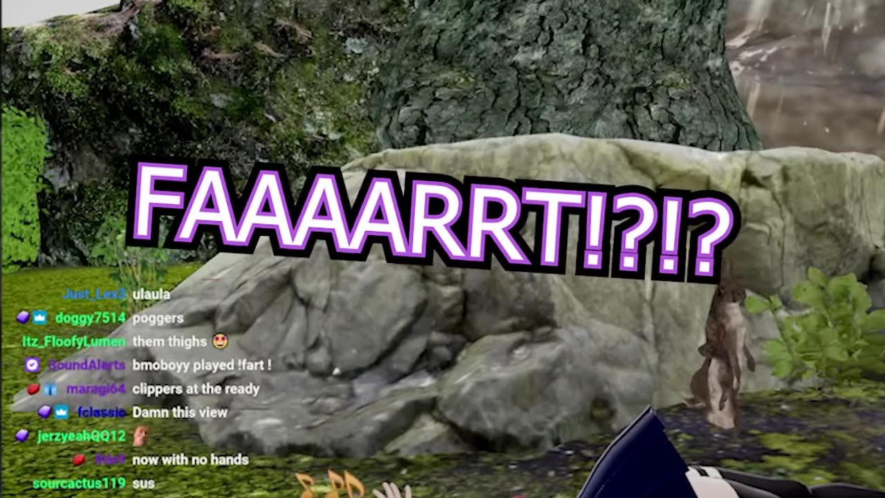 The distress of a streamer