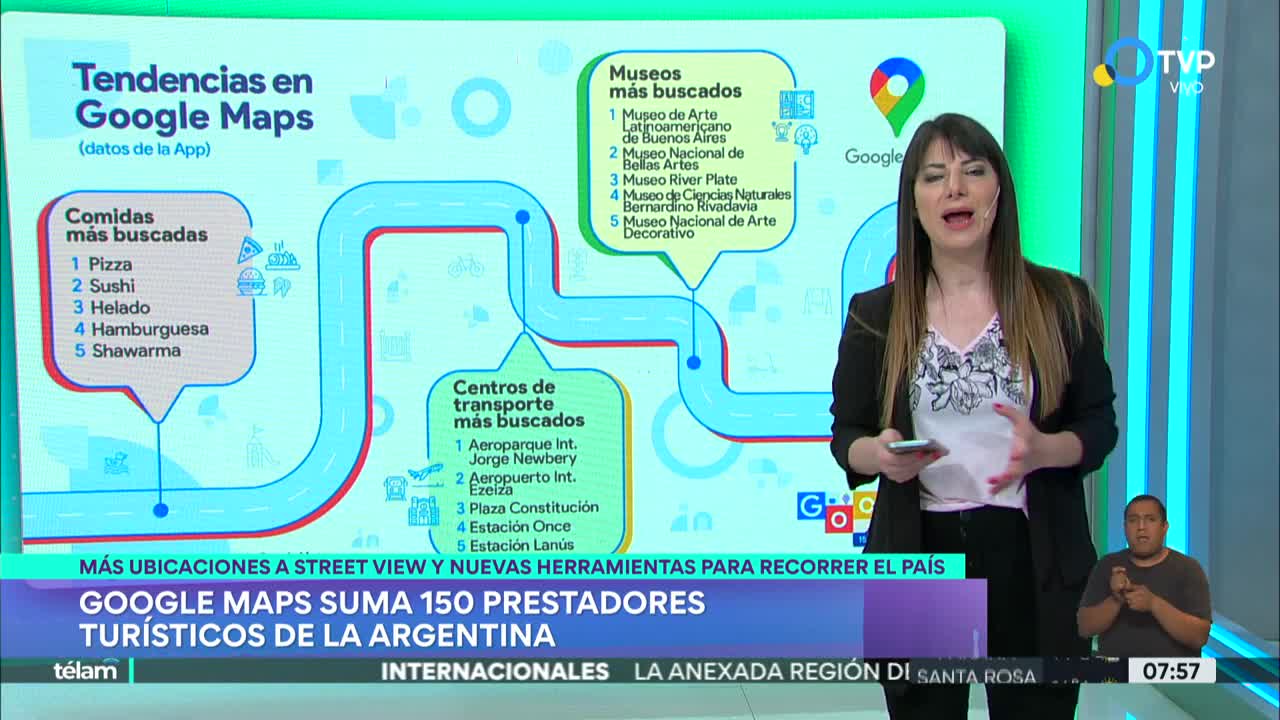 Google Maps suma prestadores turísticos de la Argentina
