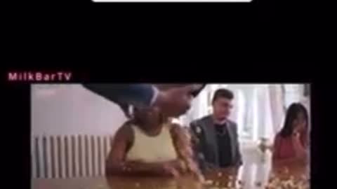 Different type of puppets on a string.