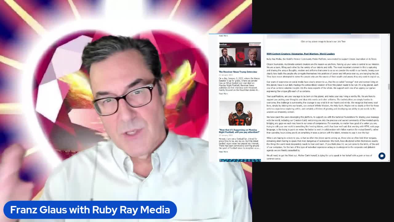 What it takes to get your country back - Ruby Ray Media Report with Franz Glaus #9