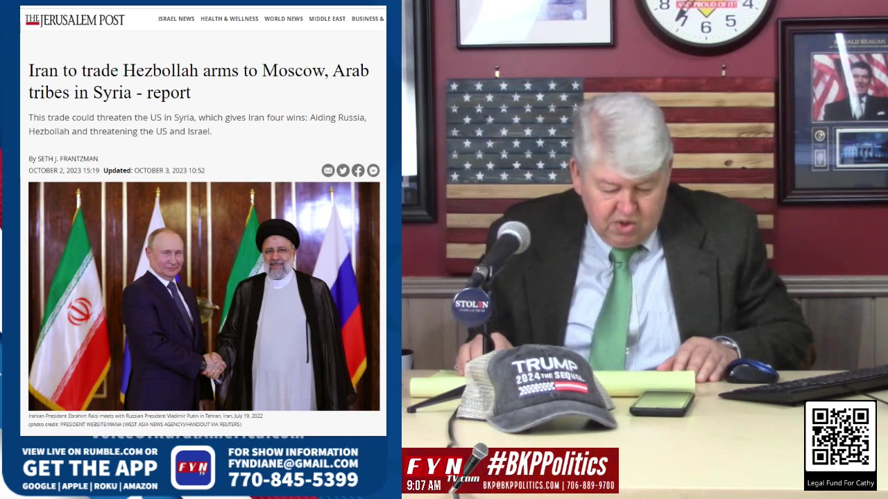 LIVESTREAM - Monday 10/9 8:00am ET - Voice of Rural America with BKP
