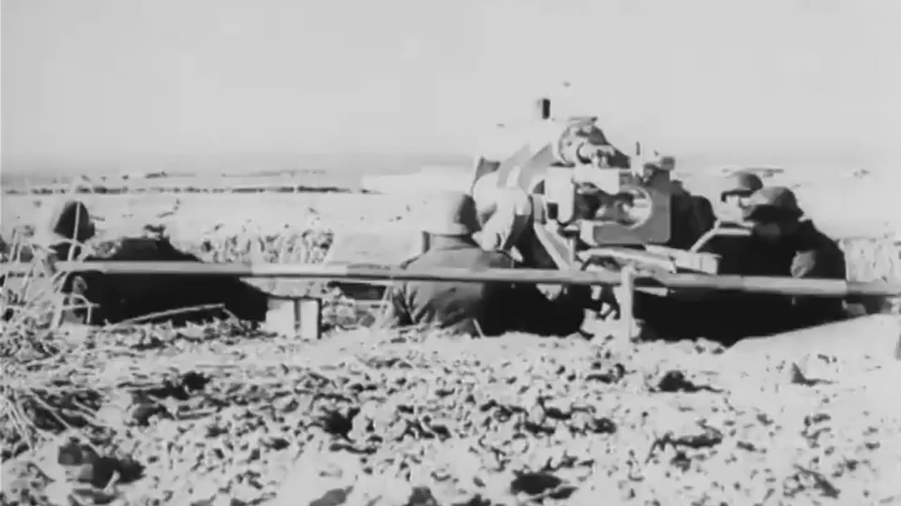 🔥 Rare WWII Combat | Emplaced 88mm Flak Gun in Action near Anzio 1943 | RCF