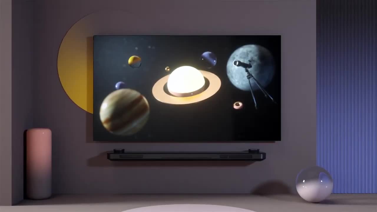 LG SIGNATURE OLED TV W - An enchanted new galaxy (Collaboration with Santi Zoraidez)