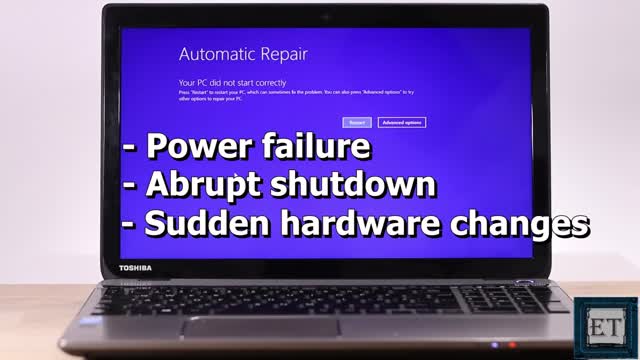 How to Fix Automatic Repair Loop in Windows 10 - Startup Repair Couldn’t Repair Your PC