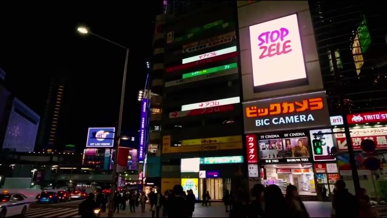 Night life in Japan