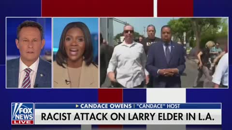 Candace Owens Calls Attack On Larry Elder By Woman In Gorilla Mask ‘Disgusting’