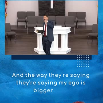 Big EGO small bible...Big BIBLE small ego!