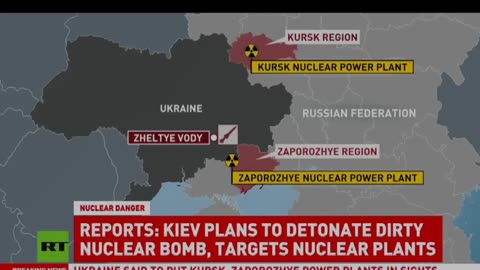 Ukraine Plans To Launch A Dirty Bomb on Russia!