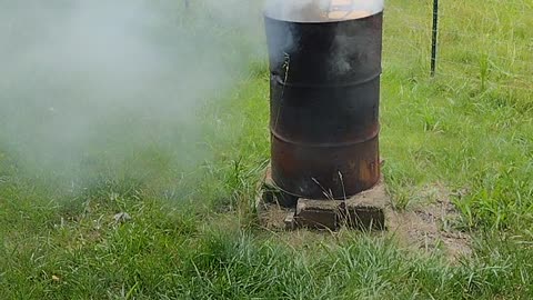 Burning barrel needed vent holes