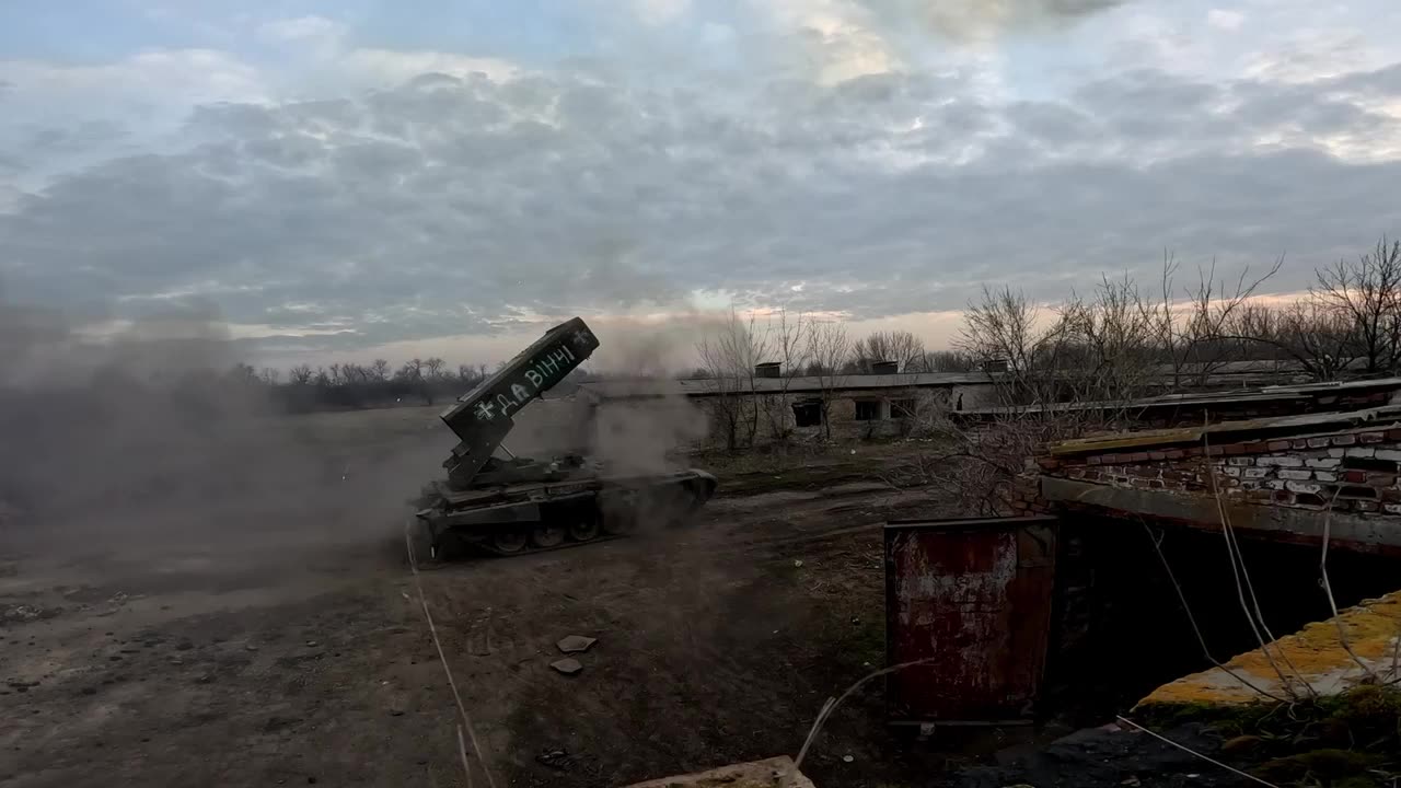 ⚔️ Captured TOS-1A in Action | New Footage Revealed | Real Combat Footage