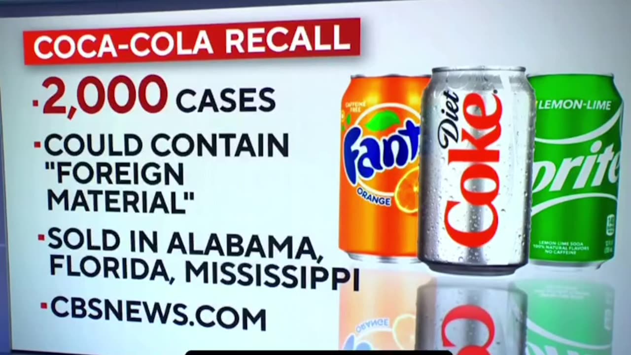 Coca-Cola recall....