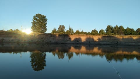 Sunset on the river, 👍