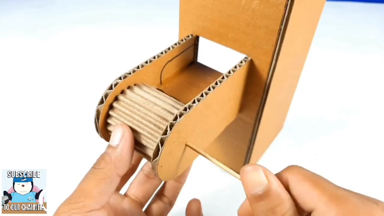 Making interesting crafts with cardboard