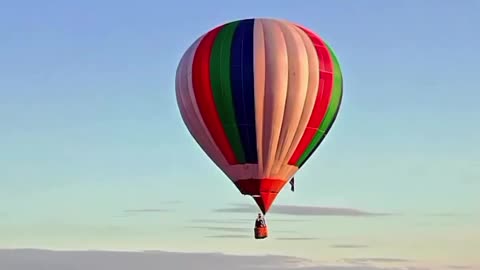 Seeing the sunset from right up high