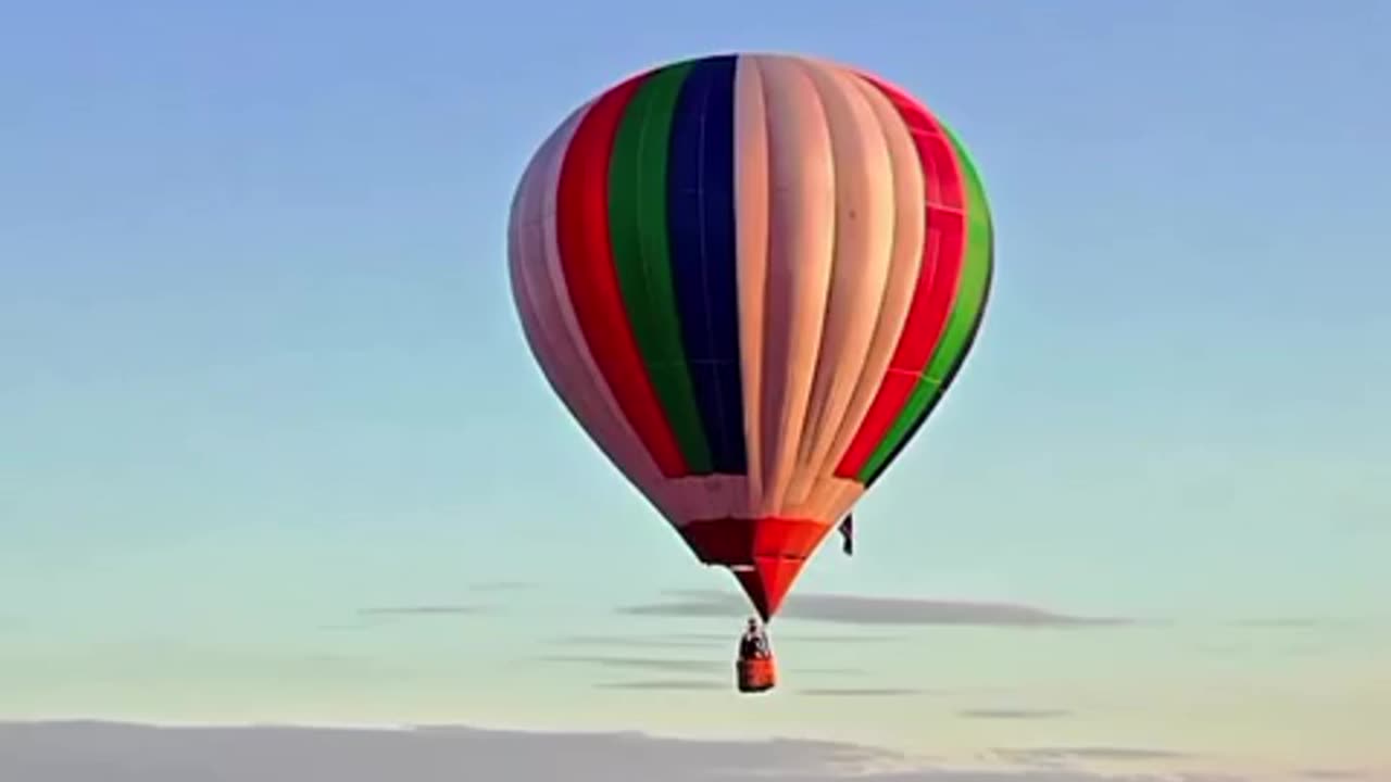 Seeing the sunset from right up high