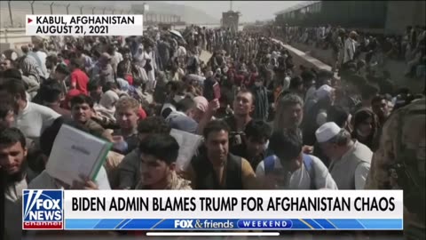 FOX AND FRIENDS WEEKEND4/8-BIDEN ADMIN BLAMES-TRUMP FOR AFGHANISTAN CHAOS-DEFENDS BOTCHED WITHDRAWAL